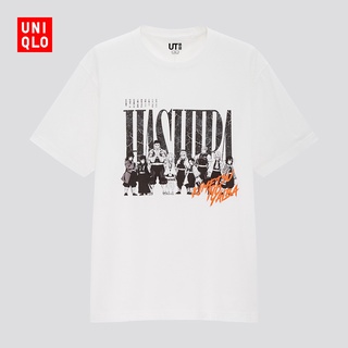 Uniqlo เสื้อยืด แขนสั้น พิมพ์ลายมังงะ (UT) (Demon Slayer Series) สําหรับผู้ชาย