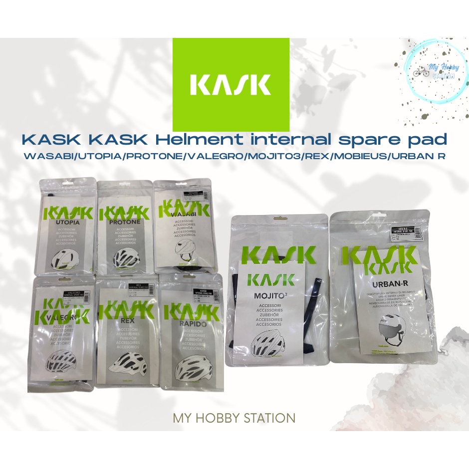 แผ่นรองอะไหล่ภายใน KASK Helment (PROTONE,VALEGRO,UPTOPIA,RAPIDO,REX,MOJITO 3)