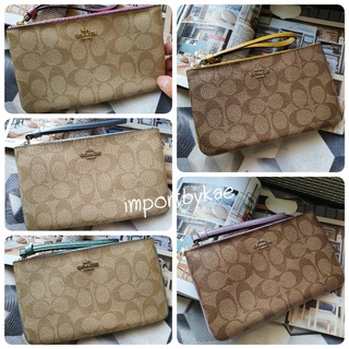 🇺🇸 กระเป๋า Coach คล้องมือ 1 ซิป L (COACH F58695)