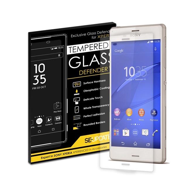 ฟิล์มกระจก 【SE-Update 】Tempered Glass Defender สำหรับ Xperia Z3