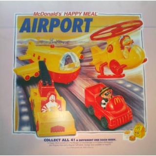 Mc Airport Happy Meal McDonald’s 1995  ครบชุดคะ