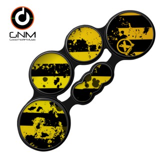 xymox แป้นซ้อมกลองเทนเนอร์ รุ่น Custom Reserve Tenor Pads (สีเหลือง)