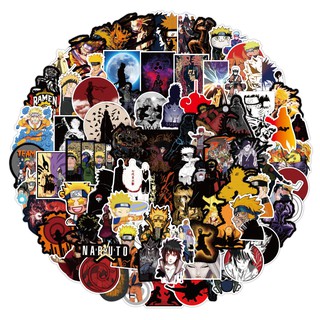 Y&amp;P | NARUTO สติกเกอร์กันน้ำรูปแบบที่แตกต่างกัน, 100 ชิ้น