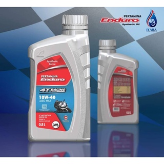 น้ำมันเครื่อง Pertamina Enduro 4T Racing 10w-40 0.8L