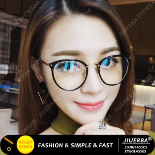 【แว่นตากรองแสง】INS Fashion แว่นตาผู้หญิง Retro Cat Eye