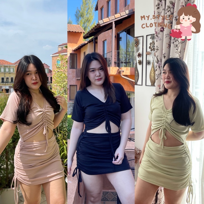 My.styleclothing | เดรสผ้ายืด รูดอกหน้า สวยแซ่บมาก