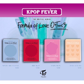 TWICE - FORMULA OF LOVE : O+T=&lt;3 (3rd Album)