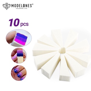 Modelones Nail Sponges Gradient Nails Soft Sponge For Color Fade Nail Art Nail Tool 10pcs