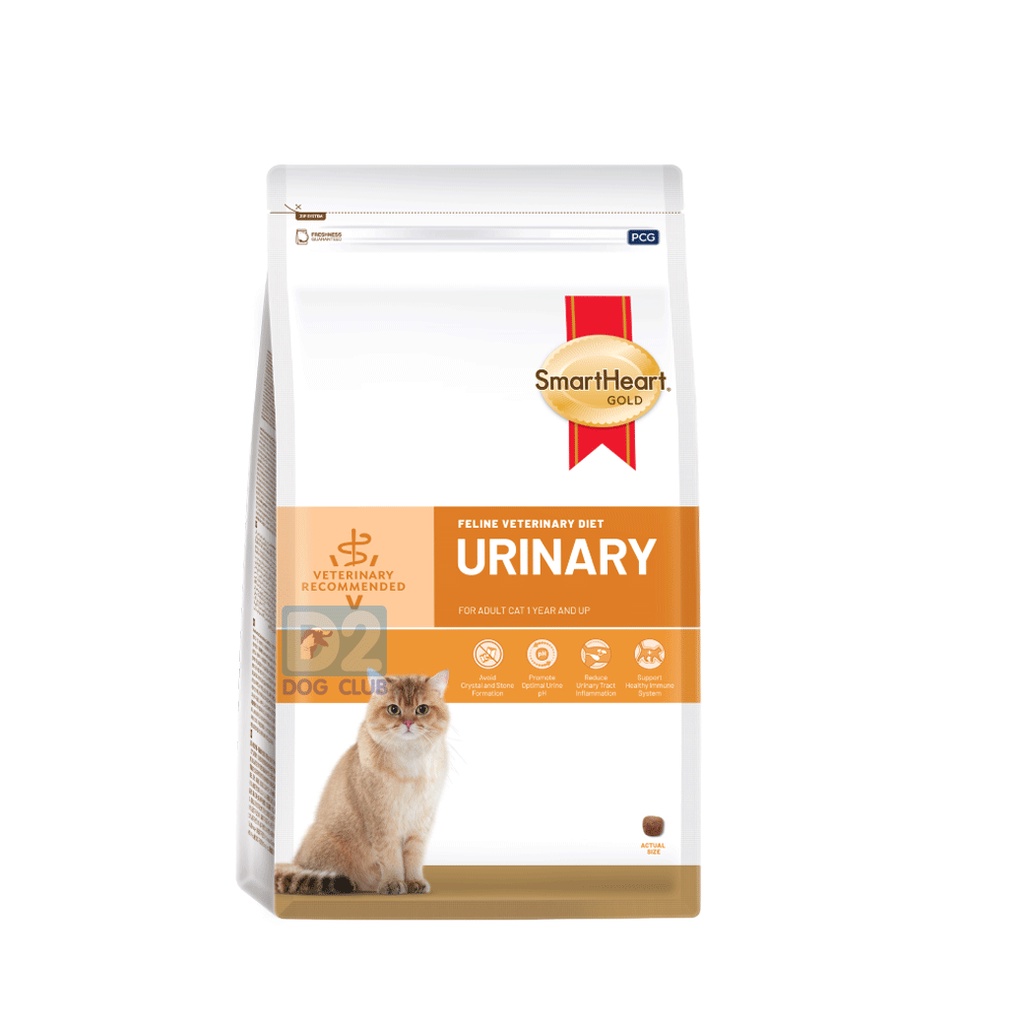 Smartheart GOLD urinary care cat อาหารแมว อาหารแมวโรคนิ่ว อาหารแมวนิ่ว โรคนิ่วสตรูไวท์ ขนาด 400g