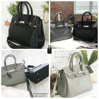 MARCS LEATHER PADLOCK HANDBAG กระเป๋าถือหรือสะพายหนังแกะสังเคราะห์นิ่ม