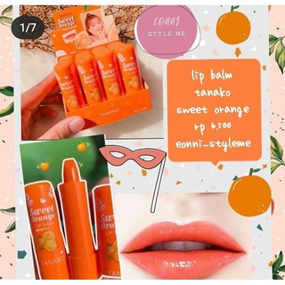 ลิปส้ม TANAKO SWEET ORANGE MAGIC LIP BALM 🍊No.HT068 บำรุงริมฝีปาก