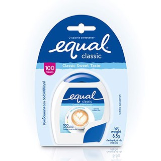 Equal classic อิควล คลาสสิค (8.5g x 100 s") สารให้ความหวานแทนน้ำตาล