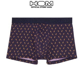 HOM (ออฮ์ม) รุ่น 402308-P0RA  กางเกงในชาย Boxer ผ้า Polyamide แห่งง่ายระบายอากาศเย็นเวลาใส่ ปลายขาไม่ม้วน