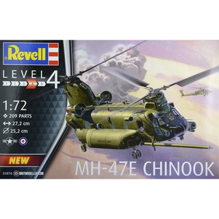 พลาสติก โมเดล ประกอบ REVELL สเกล 1/72 MH-47E Chinook (03876)