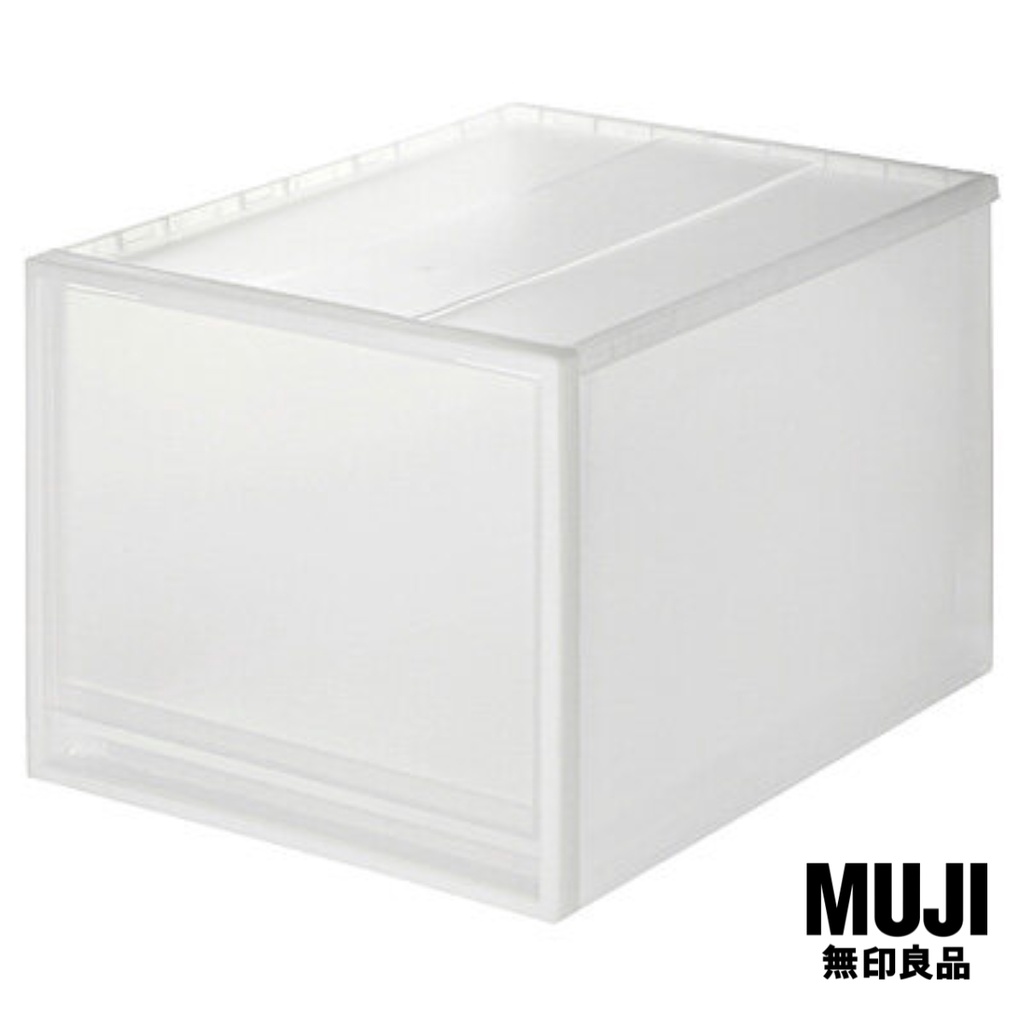 มูจิ กล่องเก็บของโพลีโพรพิลีน - MUJI PP Storage Box / L 34 × 44.5 × 30 cm