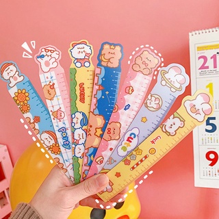 ไม้บรรทัดแม่เหล็ก แบบนิ่ม ลายการ์ตูนน่ารัก ขนาด 15 ซม. สําหรับนักเรียน