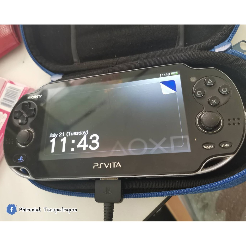 PS Vita 1000 มือสอง Memories 32GB แถมฟรีเกมส์ 4 แผ่น!!