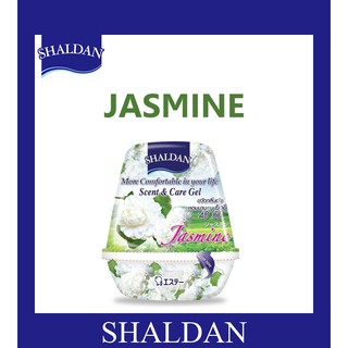 🌟 เจลหอมปรับอากาศ SHALDAN รุ่น SCENT &amp; CARE กลิ่น JASMINE (180 กรัม)