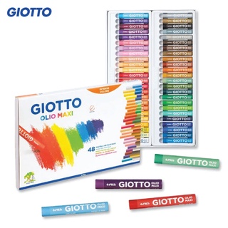 สีชอล์คน้ำมันแท่งจัมโบ้ (GIOTTO Olio Jumbo Oil Pastel)