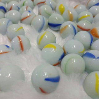 ลูกแก้วสีขุ่น ขนาด 1.6 มล. 1 แถม1 ขายถุงละ 80-100 ลูก 90 บาท Glass Marbles GGMB16MM100P GG