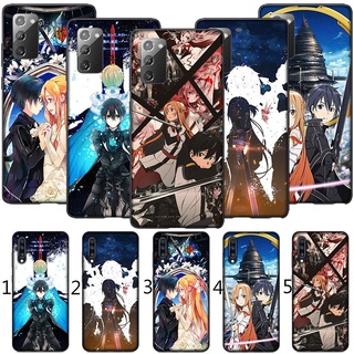 เคสโทรศัพท์มือถือแบบนิ่ม ลายการ์ตูนอนิเมะ Sword Art Online G85 สําหรับ Samsung Galaxy s21 s20 Ultra Lite Plus FE S21ultra s21fe s21+ s20+ s20ultra