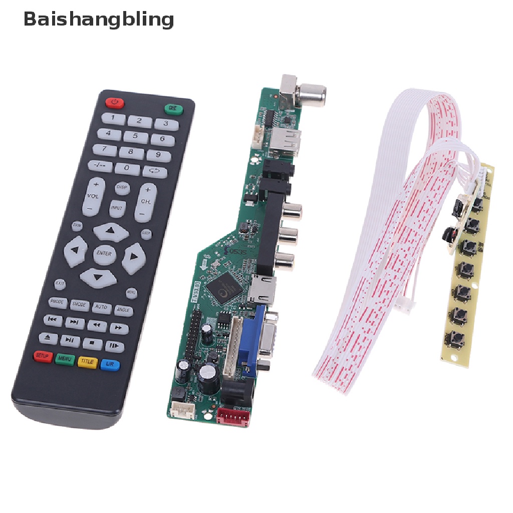 BSBL T.V53.03 Universal LCD TV Controller Driver Board V53 analog TV motherboard BL #8