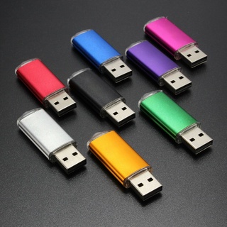 แฟลชไดรฟ์ 8 สี 128GB 64GB 32GB 16GB 8GB 1GB ไดรฟ์ปากกา USB 2.0 Memory Stick Thumb Drives