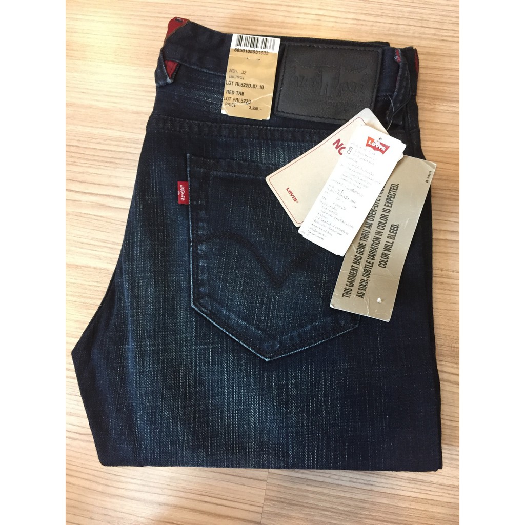 กางเกงยีนส์ Levi's RED TAB RL522D W31 L32 - ของใหม่ รับประกันของแท้ 100%