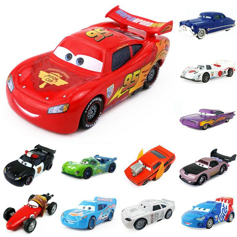 Pixar Racing Story McQueen Die Casting รถของเล่นโมเดลของเล่นเด็กคลาสสิก 4-8 ซม