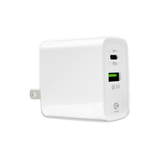 COMMY หัวชาร์จเร็ว รุ่น AD002PQ จ่ายไฟสูงสุด 20w รองรับ ชาร์จเร็วiPhone PD20w + QC3.0 หัวชาร์จiPhone และ หัวชาร์จSamsung