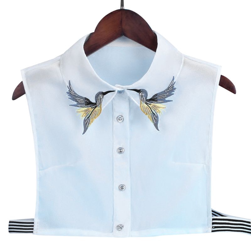 Royallove คอปกเสื้อเชิ้ตปลอม สำหรับงานเย็บปักถักร้อย DIY #3