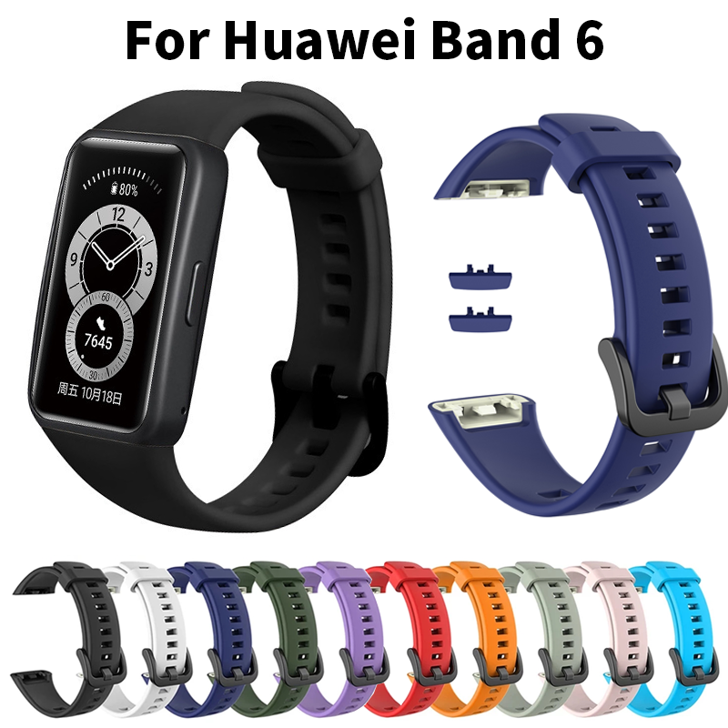 Huawei Band 6 / honor band 6 สายซิลิโคน อุปกรณ์เสริมสมาร์ทวอทช์