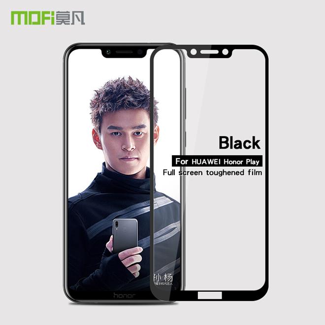 ฟิล์มกระจก แบบเต็มจอ Mofi 2.5D Tempered Glass สำหรับ Honor Play : Black