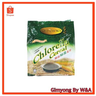 เครื่องดื่มธัญพืชผสมสาหร่าย Gold Choice Chlorella Cereal ข้าวโอ๊ตผสมสาหร่าย ชงพร้อมดื่ม