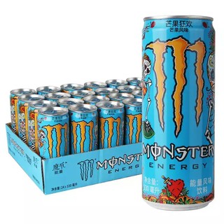 Pre-Order🌟 Monster energy 24 กระป๋อง (สีฟ้า Mango) Energy drink เครื่องดื่มชูกำลัง หวังอี้ป๋อ