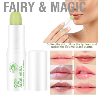 Fairy &amp; Magic ลิปสติก ลิปบาล์ม ลิปกลอส สารสกัดจากว่านหางจระเข้ 4 กรัม