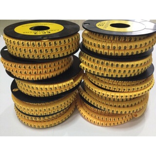 Cable Markers EC-2 เคเบิ้ลมาร์คเกอร์ No.0-9 ขายเป็น set และยกกล่อง