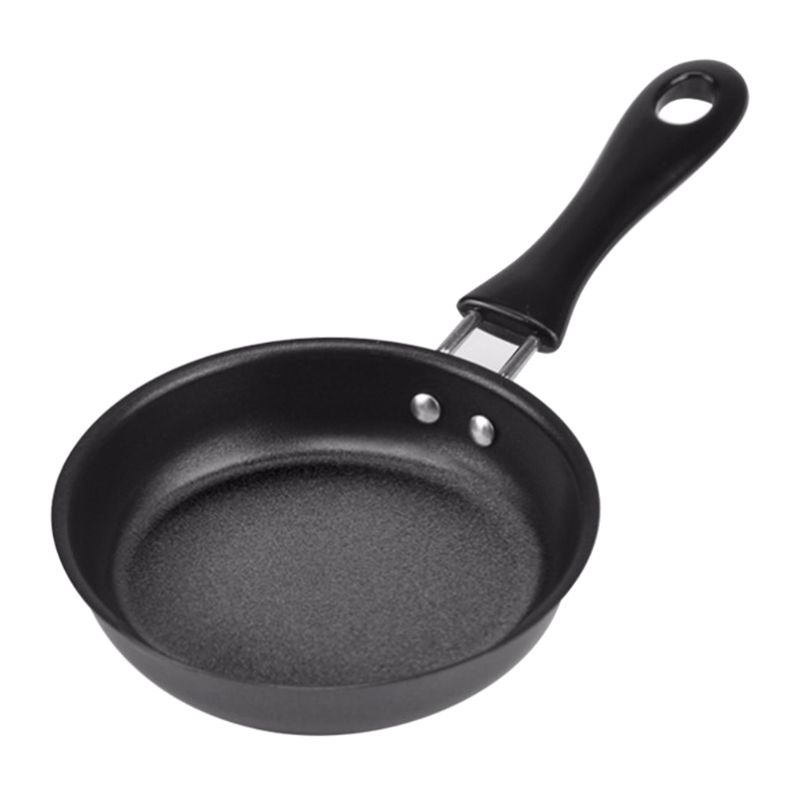 Yao Mini Cooking Pan กระทะเหล็กไม่ติดสําหรับเคลือบมือยาวแบบพกพา