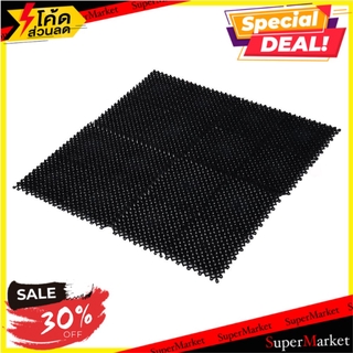 พรมเช็ดเท้าดักฝุ่น HOME L&amp;S JOINT 29X29 ซม. สีดำ พรมภายนอก DOOR MAT HOME L&amp;S JOINT 29X29CM BLACK