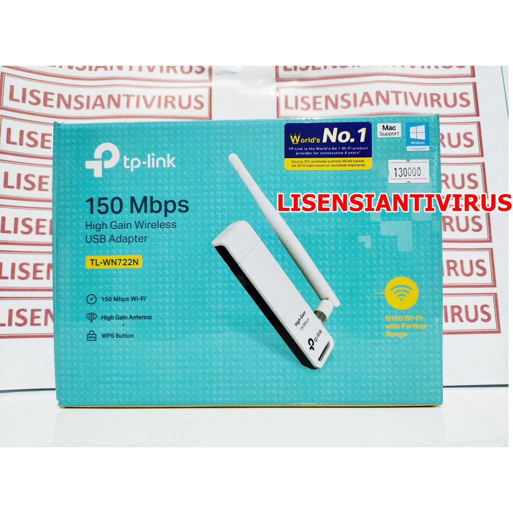 อะแดปเตอร์ Wifi Usb Tp-link Tl-wn722n 150mbps Tplink แบบไร้สาย