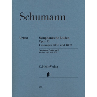 SCHUMANN Symphonic Etudes op. 13, Versions 1837 and 1852 (HN248)