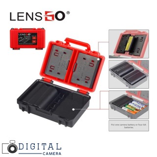 LENSGO Camera Battery Case D810 เคส กล่องใส่สำหรับ AA แบตเตอรี่ DSLR กล่องใส่เมมโมรี่การ์ด