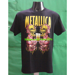 เสื้อยืดสุดเท่เสื้อวง Metallica เสื้อวงดนตรีร็อค เดธเมทัล เสื้อวินเทจ เมทัลลิกา MET747Sto5XL