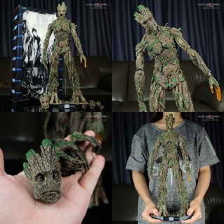 กรูทใหญ่ ไอแอมกรูท I AM GROOT สีด้าน ขยับได้ทุกส่วน พร้อมของแต่ง งานแบรนด์ 37+ cm ลูกค้าทุกคนมีส่วนลดสูงสุด 200.- บาท