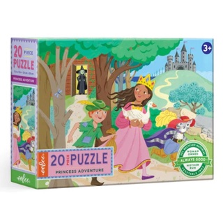 eeBoo Princess Adventure 20 Pc Big Puzzle จิ๊กซอว์รูปการผจญภัยของเจ้าหญิงแบบ 20 ชิ้น