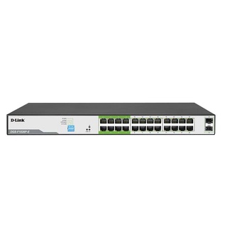 DLINK , SWITCH GIGABIT 24PORT UNMANAGED PoE 250m. Model : DGS-F1026P-E