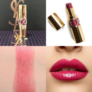 ลิปสติกเนื้อไชน์ YSL ROUGE VOLUPTÉ SHINE LIPSTICK No48 Smoking plum ขนาด 4.5g ราคา 1500 บาท MFG 09/2019 EXP 09/2023