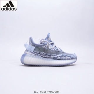 Original A_didas Yeezy Boost 350v2 Coconut รองเท้าวิ่งลําลอง สําหรับเด็ก