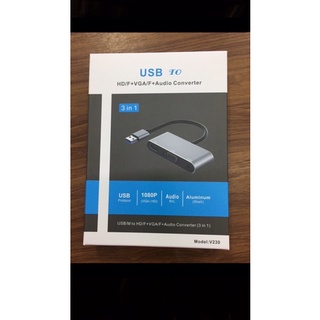 USB 3.0 to HDMI- VGA 3.5 Audio 3 in 1