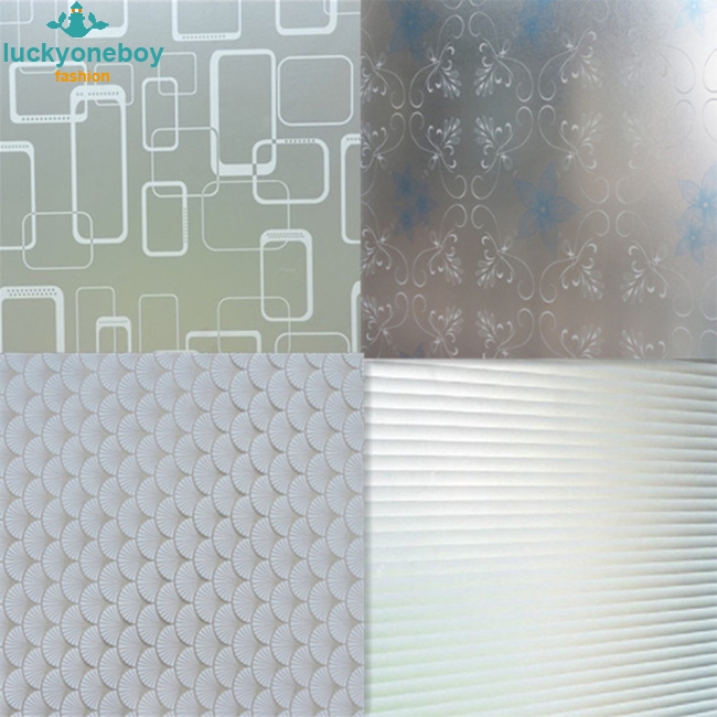 2Mx 45CM PVC Waterproof Frosted Glass Film Sticker for Bathroom Window ...